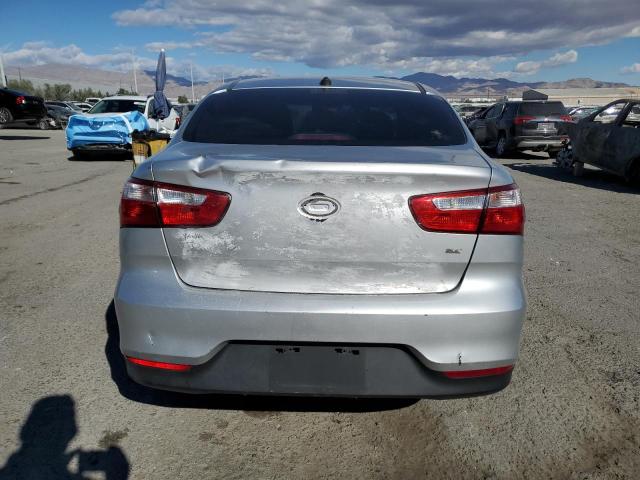 KNADM4A30H6021491 - 2017 KIA RIO LX SILVER photo 6
