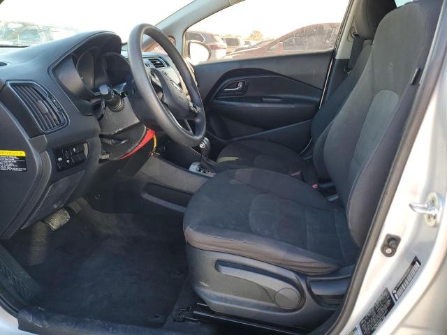 KNADM4A30H6021491 - 2017 KIA RIO LX SILVER photo 7