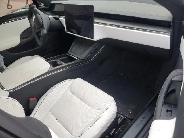 5YJSA1E62NF460780 - 2022 TESLA MODEL S RED photo 8