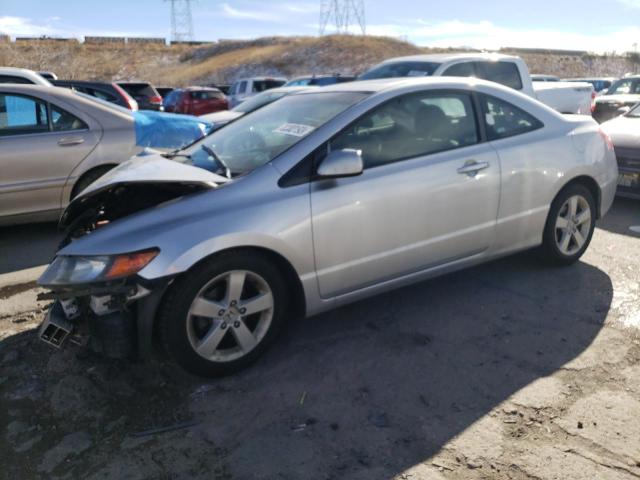 2HGFG11857H521321 - 2007 HONDA CIVIC EX SILVER photo 1