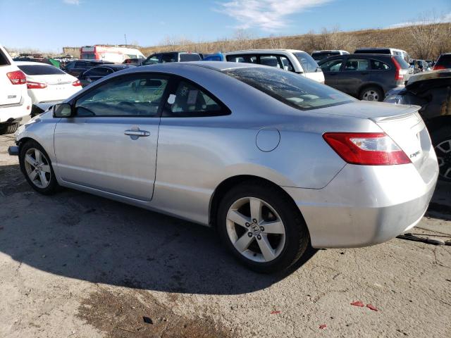 2HGFG11857H521321 - 2007 HONDA CIVIC EX SILVER photo 2