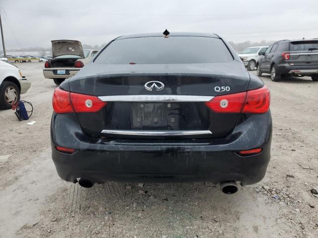 JN1BV7AP2FM347610 - 2015 INFINITI Q50 BASE BLACK photo 6