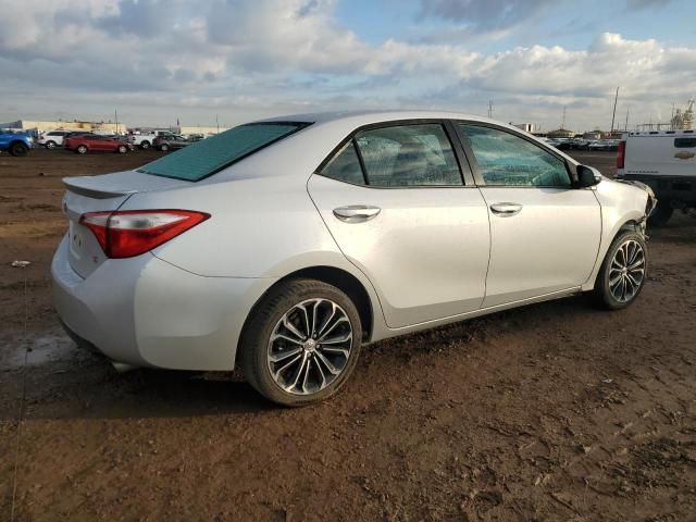 5YFBURHE3EP051278 - 2014 TOYOTA COROLLA L SILVER photo 3