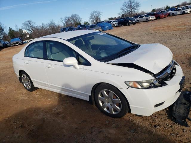 2HGFA1F53AH550176 - 2010 HONDA CIVIC LX WHITE photo 4