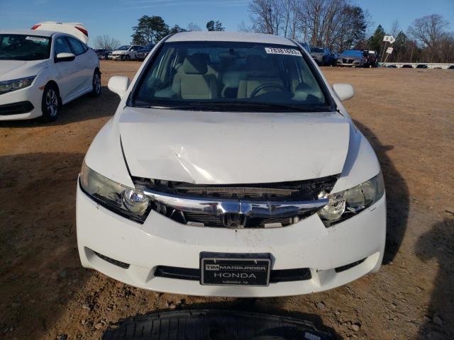 2HGFA1F53AH550176 - 2010 HONDA CIVIC LX WHITE photo 5