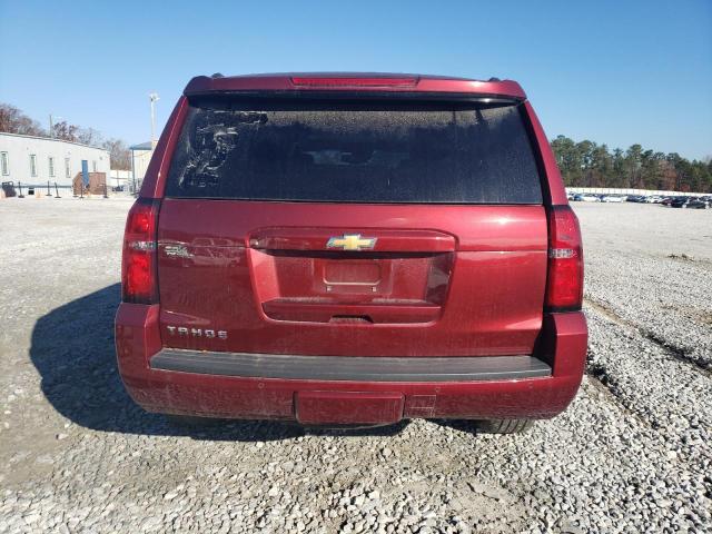 1GNSKBKC8KR382113 - 2019 CHEVROLET TAHOE K1500 LT RED photo 6