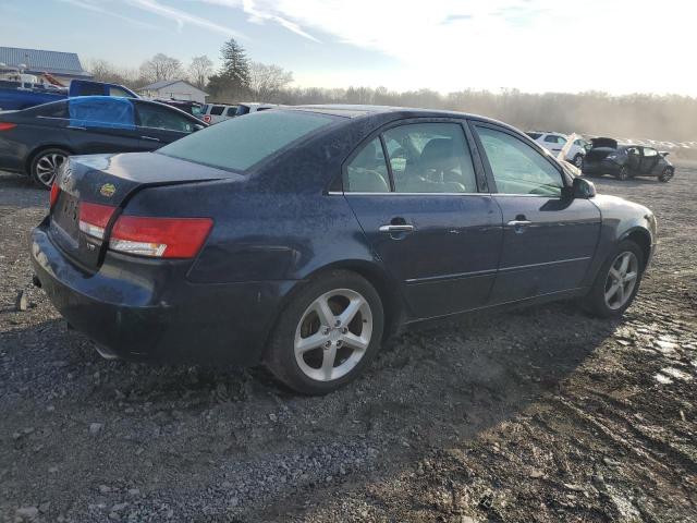 5NPEU46F36H152069 - 2006 HYUNDAI SONATA GLS BLUE photo 3