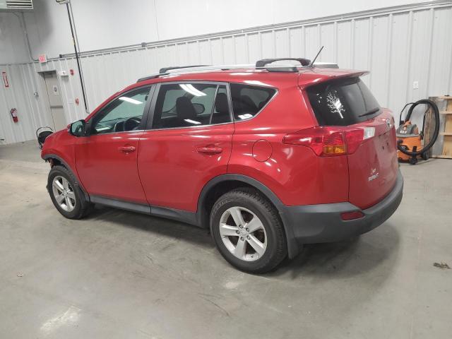 2T3RFREV2EW175982 - 2014 TOYOTA RAV4 XLE RED photo 2