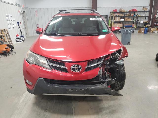 2T3RFREV2EW175982 - 2014 TOYOTA RAV4 XLE RED photo 5