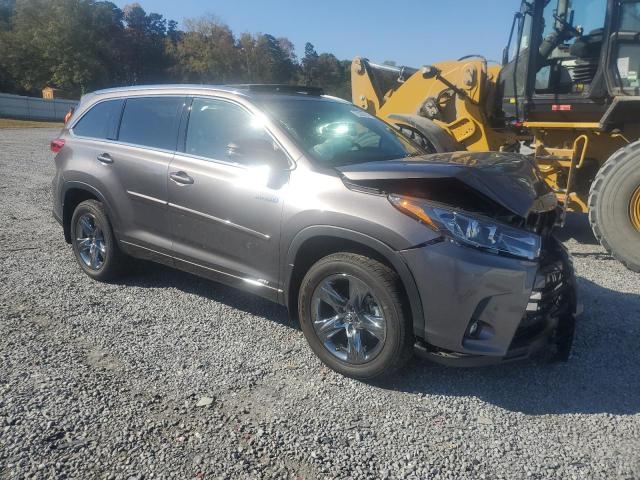 5TDDGRFH1KS068791 - 2019 TOYOTA HIGHLANDER HYBRID LIMITED BLACK photo 4