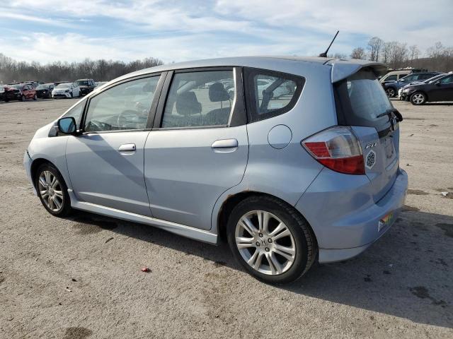 JHMGE88429S047438 - 2009 HONDA FIT SPORT BLUE photo 2