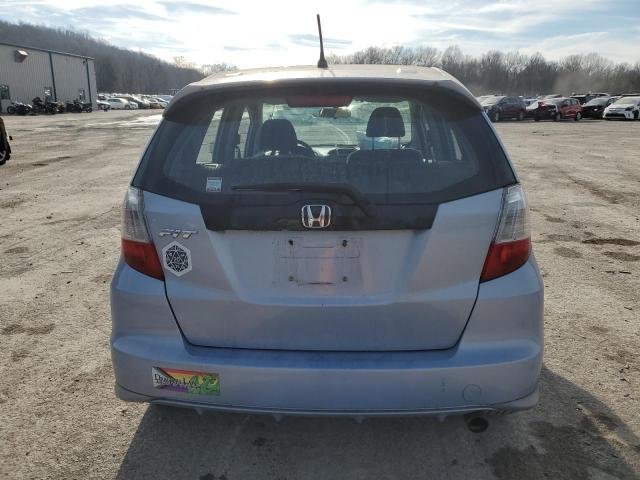 JHMGE88429S047438 - 2009 HONDA FIT SPORT BLUE photo 6