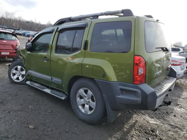 5N1AN0NW8BC524299 - 2011 NISSAN XTERRA OFF ROAD GREEN photo 2