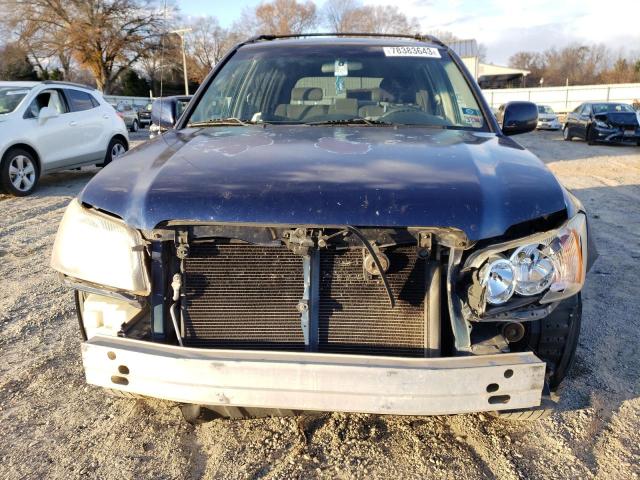 JTEHF21A510007589 - 2001 TOYOTA HIGHLANDER BLUE photo 5