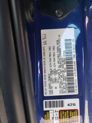 3TYSZ5AN8PT105063 - 2023 TOYOTA TACOMA ACCESS CAB ლურჯი ფოტო 12