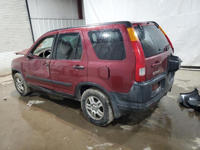 SHSRD78894U233339 - 2004 HONDA CR-V EX MAROON photo 2