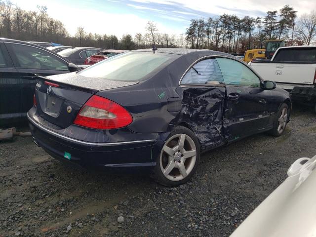 WDBTJ72H77F211837 - 2007 MERCEDES-BENZ CLK 550 BLUE photo 3