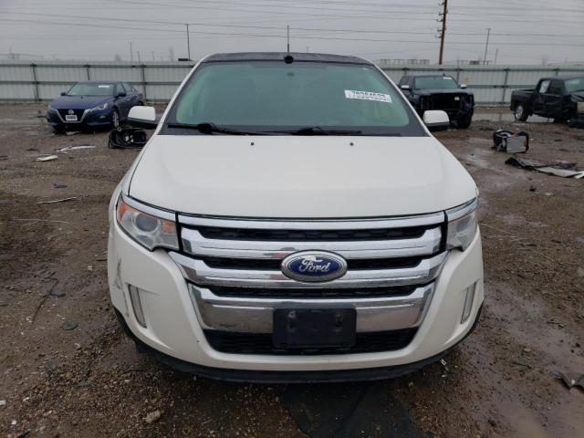 2FMDK3J99DBC57538 - 2013 FORD EDGE SEL WHITE photo 5