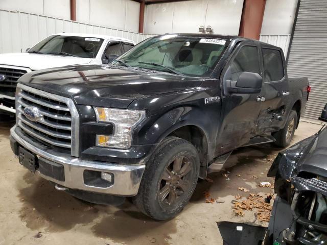 1FTEW1E81FFB50682 - 2015 FORD F150 SUPERCREW BLACK photo 1