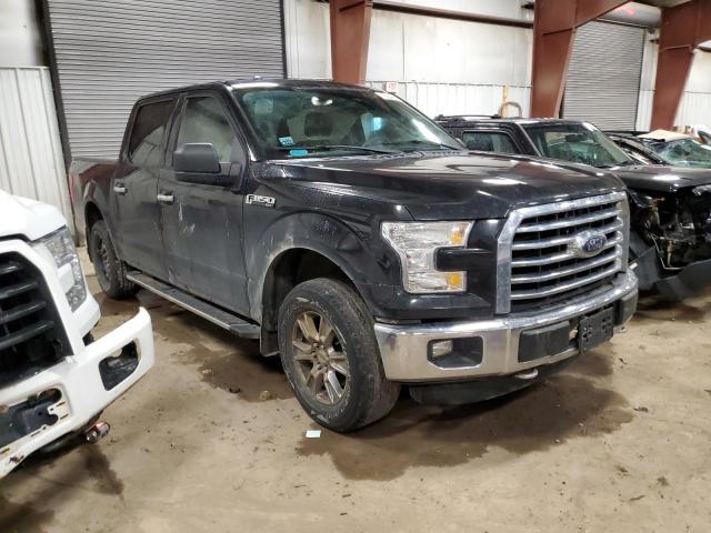 1FTEW1E81FFB50682 - 2015 FORD F150 SUPERCREW BLACK photo 4