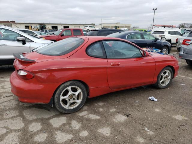 KMHJG34F0WU088724 - 1998 HYUNDAI TIBURON FX RED photo 3