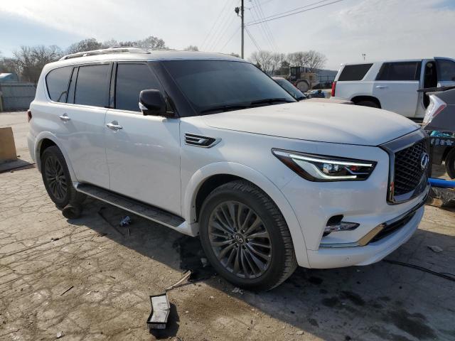 JN8AZ2AE2P9306014 - 2023 INFINITI QX80 LUXE WHITE photo 4