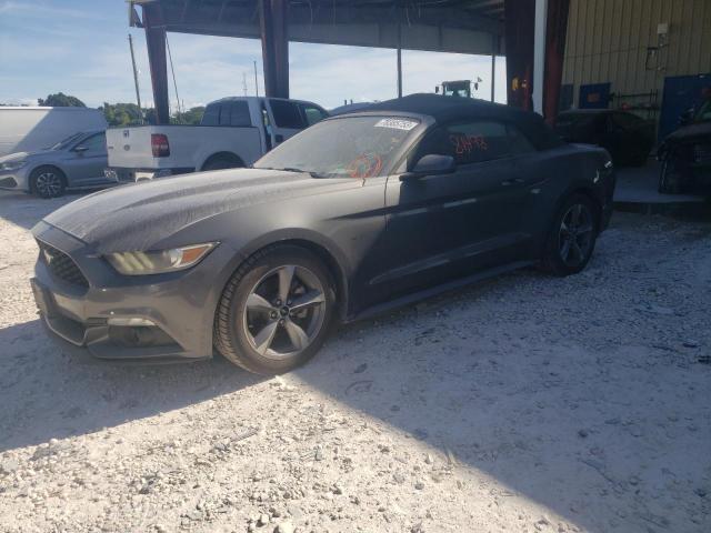 1FATP8EM1F5352427 - 2015 FORD MUSTANG GRAY photo 1