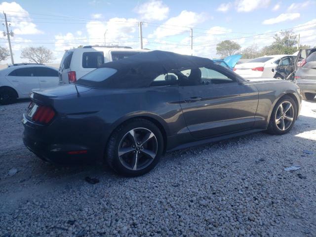 1FATP8EM1F5352427 - 2015 FORD MUSTANG GRAY photo 3