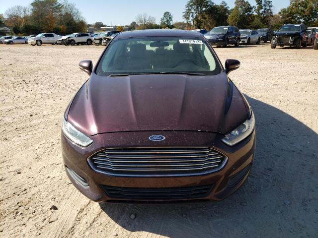 3FA6P0LU1DR197924 - 2013 FORD FUSION SE HYBRID MAROON photo 5