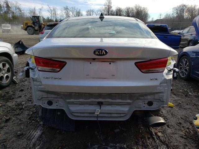 5XXGU4L3XGG047917 - 2016 KIA OPTIMA EX SILVER photo 6