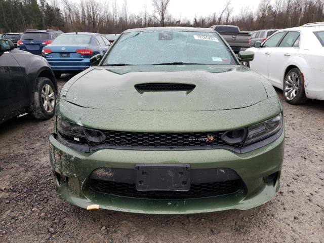 2C3CDXGJXMH559800 - 2021 DODGE CHARGER SCAT PACK GREEN photo 5