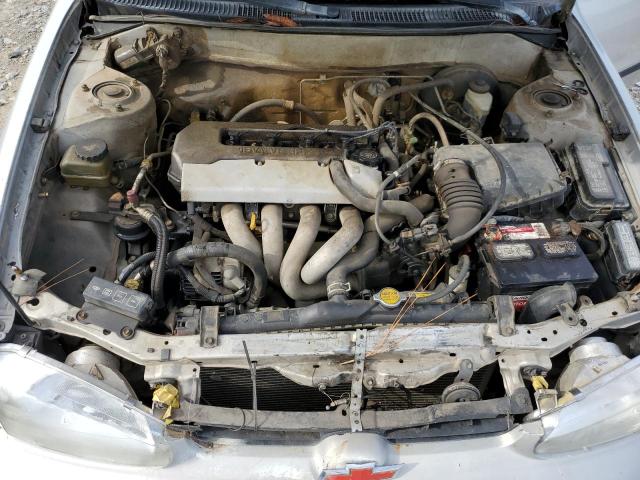 1Y1SK5487XZ434692 - 1999 CHEVROLET GEO PRIZM BASE SILVER photo 11