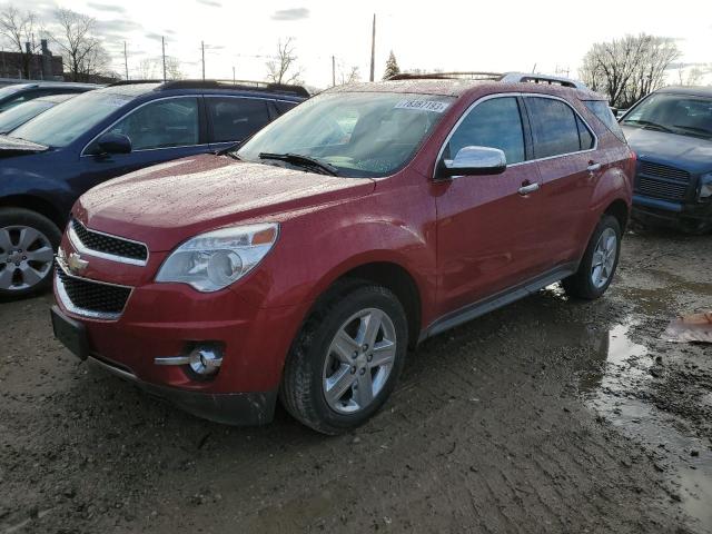 2GNFLHE33F6358705 - 2015 CHEVROLET EQUINOX LTZ RED photo 1