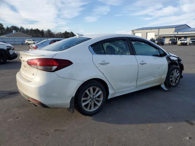 3KPFL4A72HE019429 - 2017 KIA FORTE LX WHITE photo 3