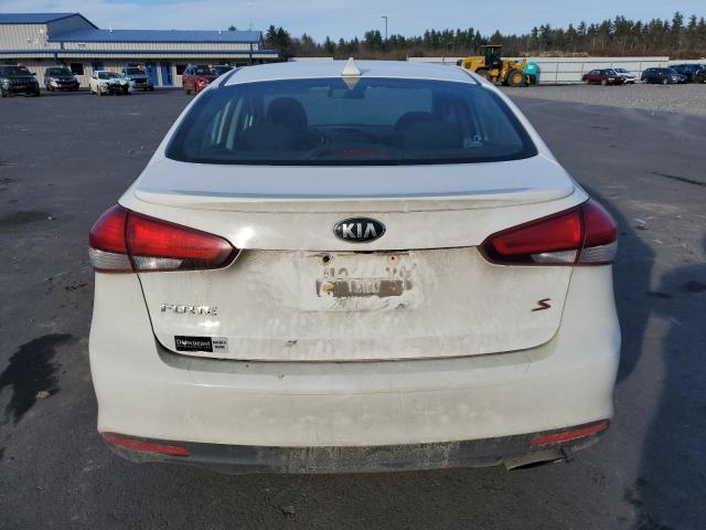 3KPFL4A72HE019429 - 2017 KIA FORTE LX WHITE photo 6