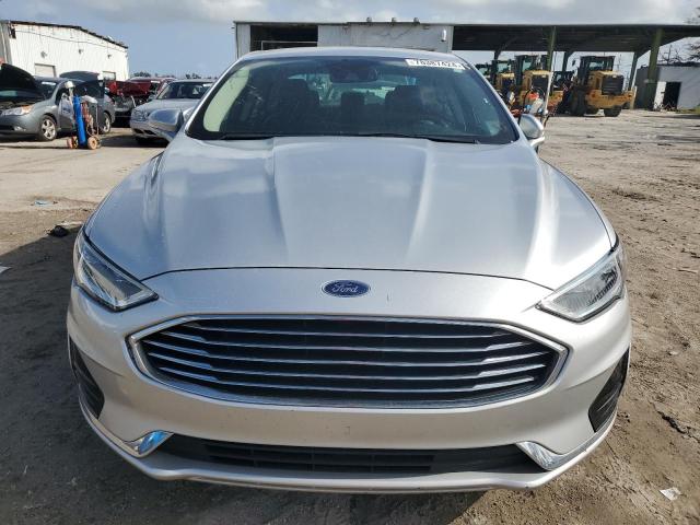 3FA6P0CDXKR144829 - 2019 FORD FUSION SEL SILVER photo 5