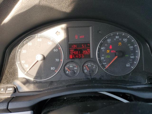 3VWEF71K27M076448 - 2007 VOLKSWAGEN JETTA WOLFSBURG 银色 照片 9