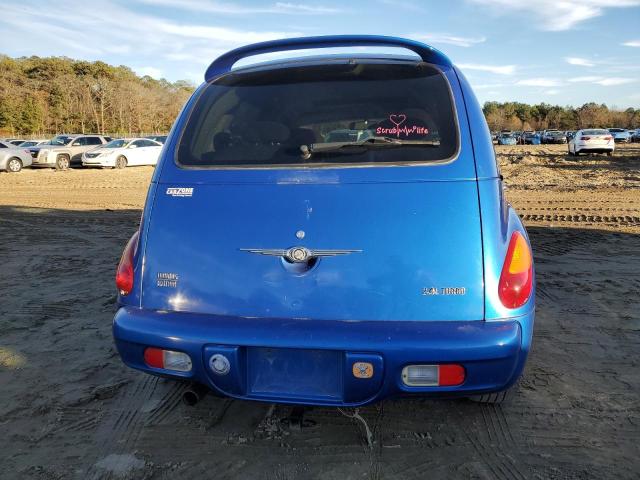 3C4FY58844T244351 - 2004 CHRYSLER PT CRUISER TOURING BLUE photo 6