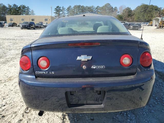 1G1AK18F287220135 - 2008 CHEVROLET COBALT LS BLUE photo 6