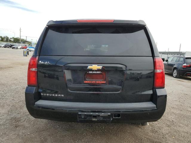 1GNSCJKC7FR305858 - 2015 CHEVROLET SUBURBAN C1500 LT BLACK photo 6