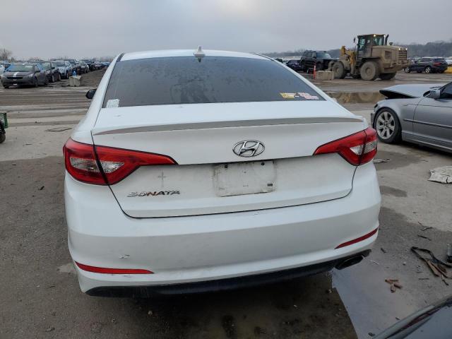 5NPE24AF6FH234746 - 2015 HYUNDAI SONATA SE WHITE photo 6