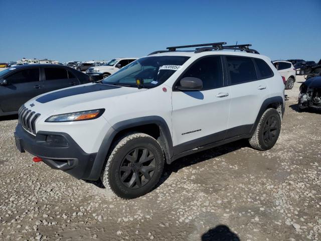 1C4PJMBSXGW122549 - 2016 JEEP CHEROKEE TRAILHAWK WHITE photo 1