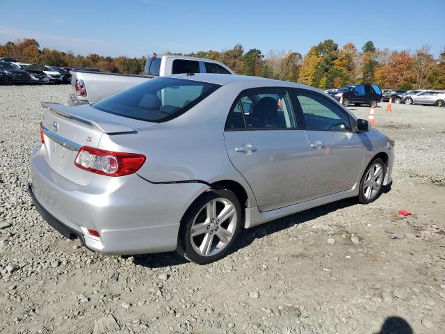 5YFBU4EE5DP128528 - 2013 TOYOTA COROLLA BASE SILVER photo 3