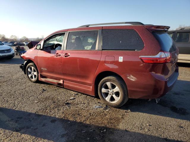 5TDKK3DC3GS755823 - 2016 TOYOTA SIENNA LE RED photo 2