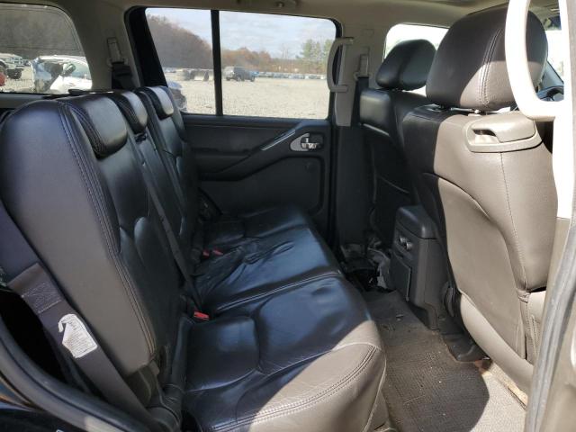 5N1AR18W56C656979 - 2006 NISSAN PATHFINDER LE BLACK photo 11