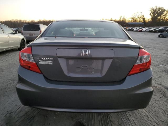 2HGFB2F58CH319909 - 2012 HONDA CIVIC LX CHARCOAL photo 6