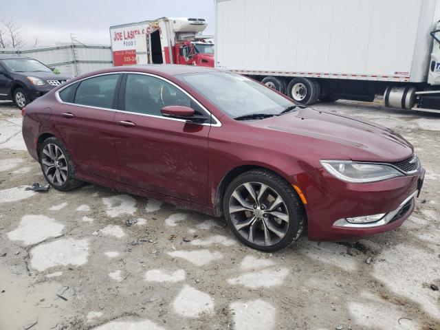 1C3CCCEG9FN668634 - 2015 CHRYSLER 200 C RED photo 4