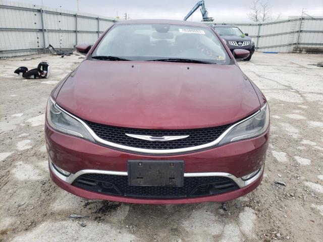 1C3CCCEG9FN668634 - 2015 CHRYSLER 200 C RED photo 5