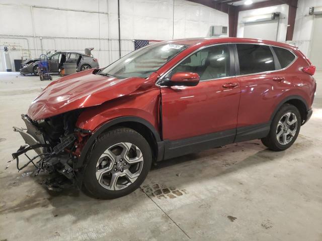 5J6RW2H84KL016418 - 2019 HONDA CR-V EXL RED photo 1