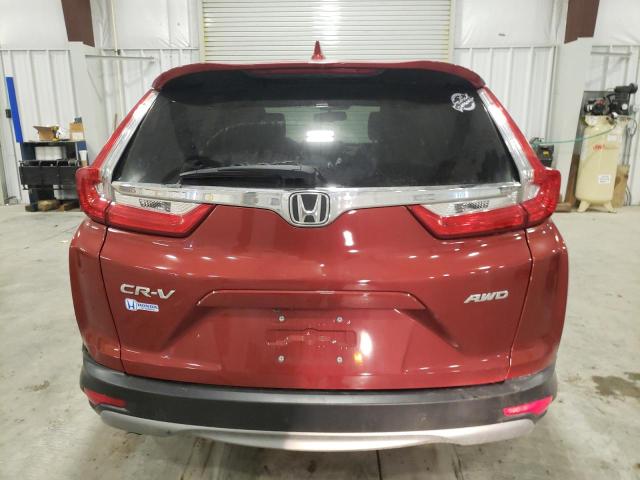 5J6RW2H84KL016418 - 2019 HONDA CR-V EXL RED photo 6